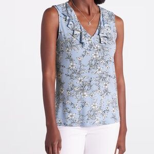 Sofea Ruffle Front Knit Top, Size Small